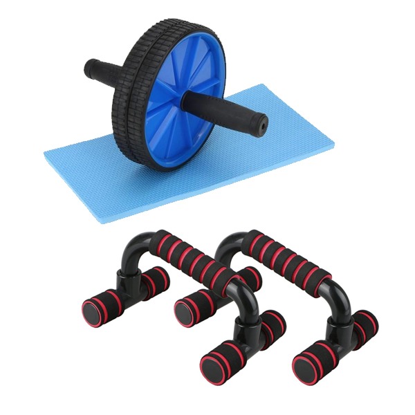Rueda simple + push up Rueda abdominal simple + Push Up - Imagen 1