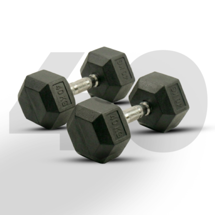 Par Mancuernas Hexagonales 40 kg